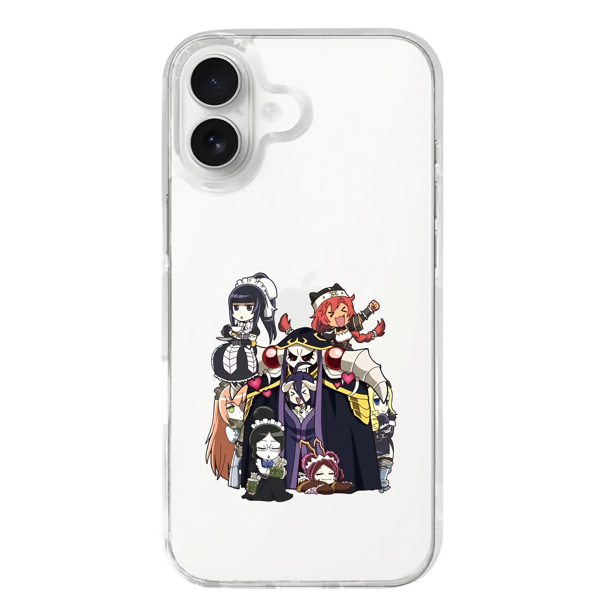 オーバーロード グッズ アインズ・ウール・ゴウン - iPhone 17シリーズ 透明スマホケース – 薄型・耐衝撃・精密フィット保護カバー